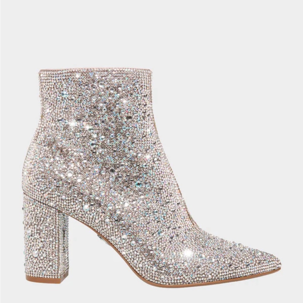 Cady betsey Johnson rhinestone booties
